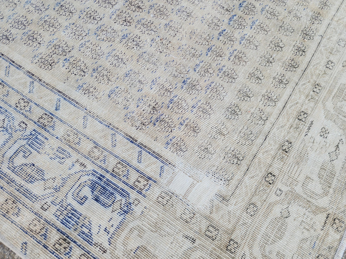 6x9 Antique Muted Rug: Turkish Hand Knotted, Farmhouse Soft Rug
