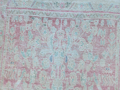 3x14 Wool Persian Runner Rug: Boho Hallway Decor